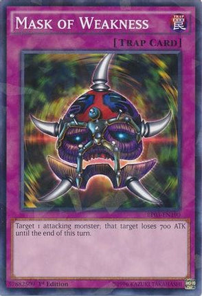 Mask of Weakness (Shatterfoil) (Shatterfoil Rare) [BP03-EN190] 1st Edition