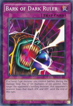 Bark of Dark Ruler (Shatterfoil) (Shatterfoil Rare) [BP03-EN191] 1st Edition