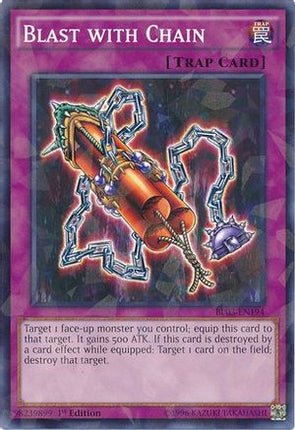 Blast with Chain (Shatterfoil) (Shatterfoil Rare) [BP03-EN194] 1st Edition