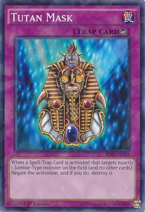 Tutan Mask (Shatterfoil) (Shatterfoil Rare) [BP03-EN195] 1st Edition