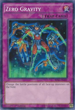 Zero Gravity (Shatterfoil) (Shatterfoil Rare) [BP03-EN197] 1st Edition