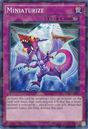 Miniaturize (Shatterfoil) (Shatterfoil Rare) [BP03-EN206] 1st Edition