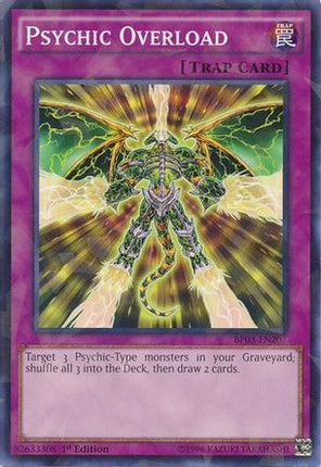 Psychic Overload (Shatterfoil) (Shatterfoil Rare) [BP03-EN207] 1st Edition