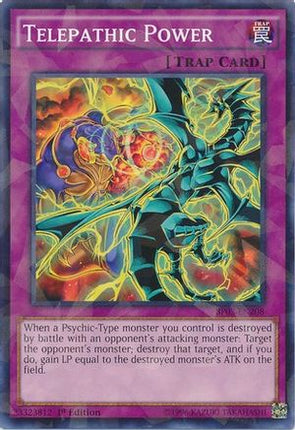 Telepathic Power (Shatterfoil) (Shatterfoil Rare) [BP03-EN208] 1st Edition
