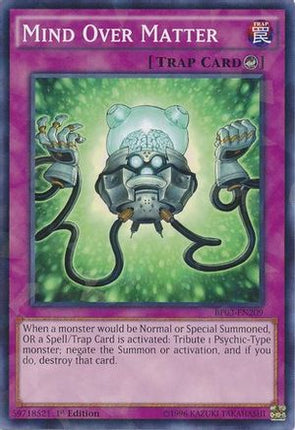 Mind Over Matter (Shatterfoil) (Shatterfoil Rare) [BP03-EN209] 1st Edition