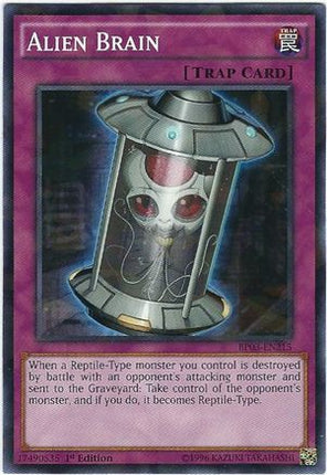 Alien Brain (Shatterfoil) (Shatterfoil Rare) [BP03-EN215] 1st Edition