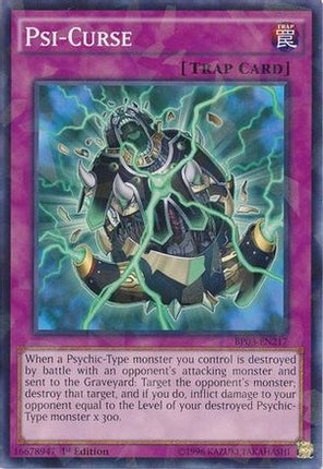 Psi-Curse (Shatterfoil) (Shatterfoil Rare) [BP03-EN217] 1st Edition
