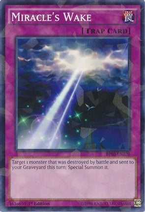 Miracle's Wake (Shatterfoil) (Shatterfoil Rare) [BP03-EN220] 1st Edition