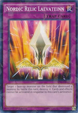 Nordic Relic Laevateinn (Shatterfoil) (Shatterfoil Rare) [BP03-EN221] 1st Edition