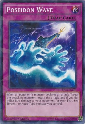 Poseidon Wave (Shatterfoil) (Shatterfoil Rare) [BP03-EN223] 1st Edition