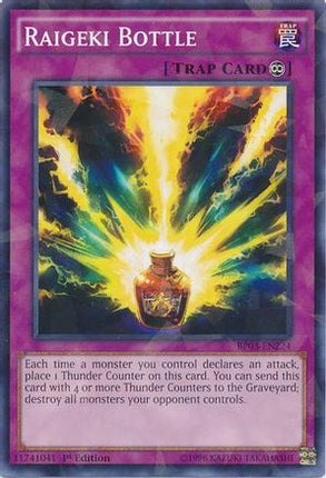 Raigeki Bottle (Shatterfoil) (Shatterfoil Rare) [BP03-EN224] 1st Edition