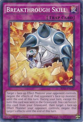 Breakthrough Skill (Shatterfoil) (Shatterfoil Rare) [BP03-EN227] 1st Edition