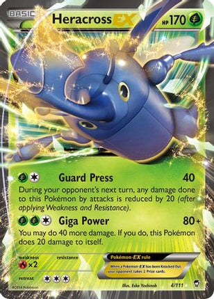 Heracross EX - 4/106 [XY - Furious Fists] Holofoil