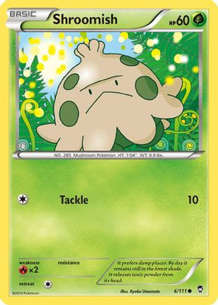Shroomish - 6/106 [XY - Furious Fists] Reverse Holofoil