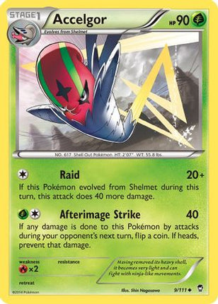 Accelgor - 9/106 [XY - Furious Fists]