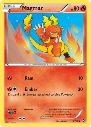 Magmar - 10/106 [XY - Furious Fists] Reverse Holofoil