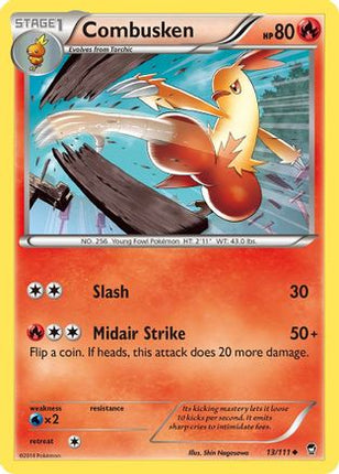 Combusken - 13/106 [XY - Furious Fists] Reverse Holofoil