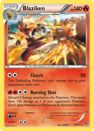 Blaziken - 14/106 [XY - Furious Fists] Holofoil
