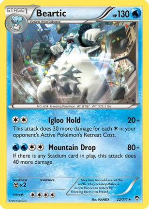 Beartic - 22/106 [XY - Furious Fists]