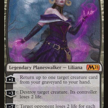 Liliana, Death Mage [Core Set 2021] Foil