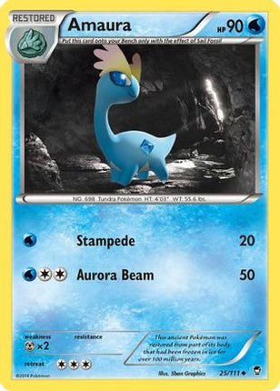 Amaura - 25/106 [XY - Furious Fists]