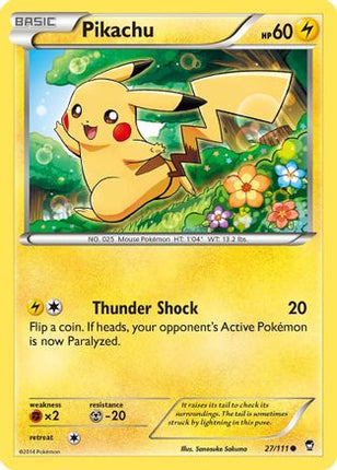 Pikachu - 27/106 [XY - Furious Fists]