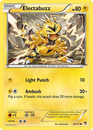 Electabuzz - 29/106 [XY - Furious Fists]