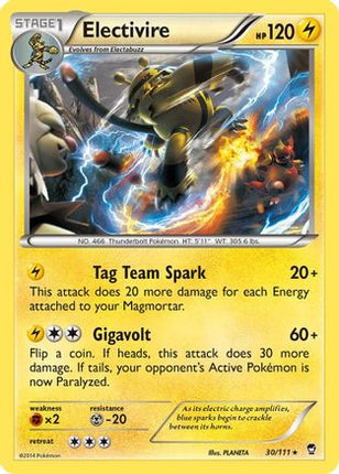 Electivire - 30/106 [XY - Furious Fists] Reverse Holofoil