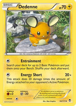 Dedenne - 34/106 [XY - Furious Fists]