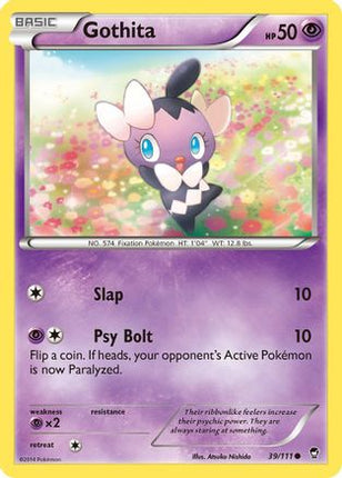 Gothita - 39/106 [XY - Furious Fists] Reverse Holofoil