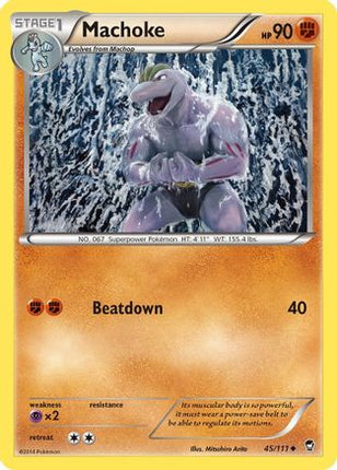 Machoke - 45/106 [XY - Furious Fists] Reverse Holofoil