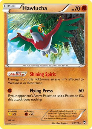 Hawlucha - 63/106 [XY - Furious Fists] Reverse Holofoil