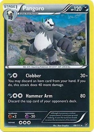 Pangoro - 68/111 (Cracked Ice Holo) [Deck Exclusives] Holofoil