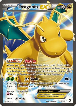 Dragonite EX (108 Full Art) - 108/106 [XY - Furious Fists] Holofoil