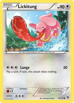 Lickitung - 78/106 [XY - Furious Fists]
