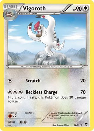 Vigoroth - 82/106 [XY - Furious Fists] Reverse Holofoil
