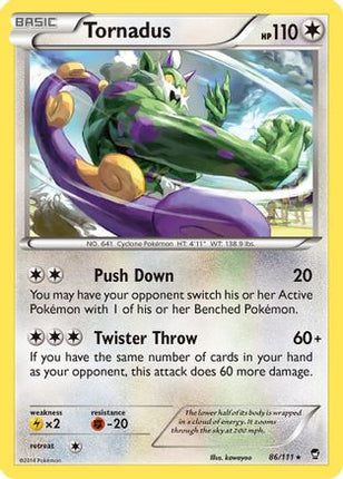Tornadus - 86/106 [XY - Furious Fists]