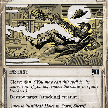Fierce Retribution (Showcase) (Borderless) [Breaking News] Foil