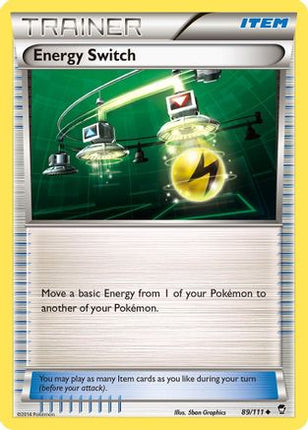 Energy Switch - 89/106 [XY - Furious Fists] Reverse Holofoil