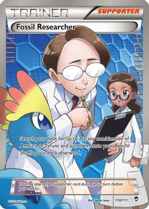 Fossil Researcher (110 Full Art) - 110/106 [XY - Furious Fists] Holofoil