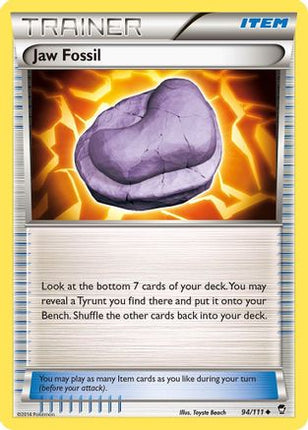 Jaw Fossil - 94/106 [XY - Furious Fists]
