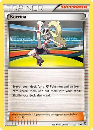 Korrina - 95/106 [XY - Furious Fists] Reverse Holofoil