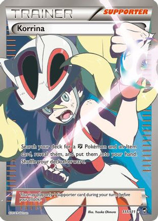 Korrina (111 Full Art) - 111/106 [XY - Furious Fists] Holofoil