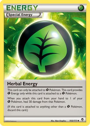 Herbal Energy - 103/106 [XY - Furious Fists]