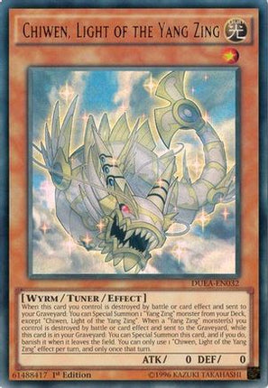 Chiwen, Light of the Yang Zing (Ultra Rare) [DUEA-EN032] 1st Edition