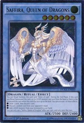 Saffira, Queen of Dragons (UTR) (Ultimate Rare) [DUEA-EN050] Unlimited