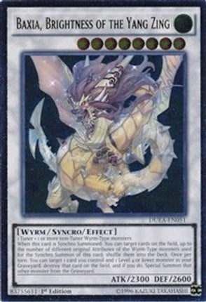 Baxia, Brightness of the Yang Zing (UTR) (Ultimate Rare) [DUEA-EN051] 1st Edition
