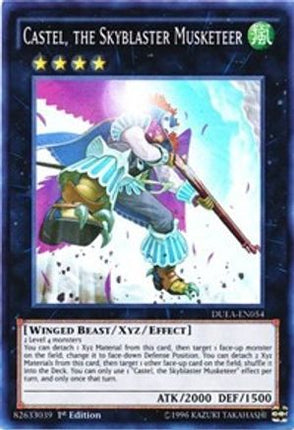 Castel, the Skyblaster Musketeer (Super Rare) [DUEA-EN054] 1st Edition