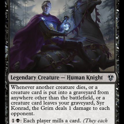 Syr Konrad, the Grim [Murders at Karlov Manor Commander]