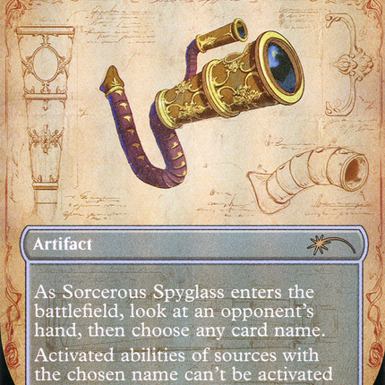Sorcerous Spyglass (Borderless) [Secret Lair Drop] Foil